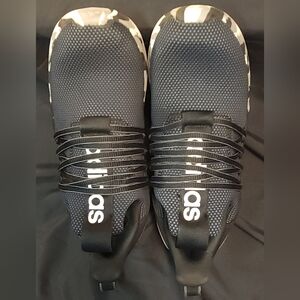 Adidas Black and White Athletic Shoes